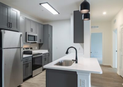 Kitchen With Refrigerator